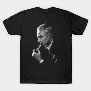 Robert Oppenheimer Smoking Photography T-Shirt